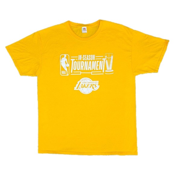Los Angles Lakers NBA In Season Tournament Shirt Size Mens Large Lebron - Picture 1 of 6